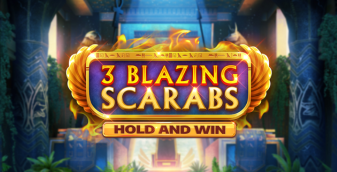  3 Blazing Scarabs Hold and Win